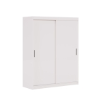 Szafa przesuwna Amera 100, 120, 160, 180 cm w klasycznym stylu w kolorze białym, czarnym, dąb artisan do sypialni, przedpokoju, garderoby