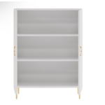 Komoda Milano 90 cm, dwudrzwiowa w kolorze kaszmir do salonu, przedpokoju