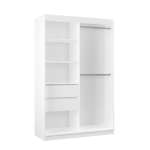 Szafa przesuwna Dafne 120 cm fronty lustrzane z lustrem