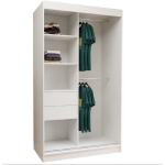 Szafa przesuwna Fason II 120 cm z lustrem