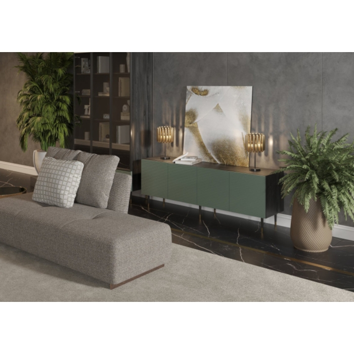Komoda RTV Mirella 180 cm w stylu nowoczesnym do salonu