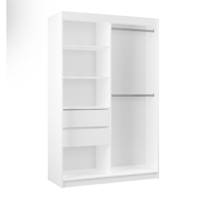 Szafa przesuwna Fason 120 cm z lustrem