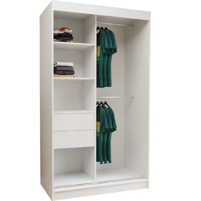 Szafa przesuwna Dafne II 120 cm z lustrem