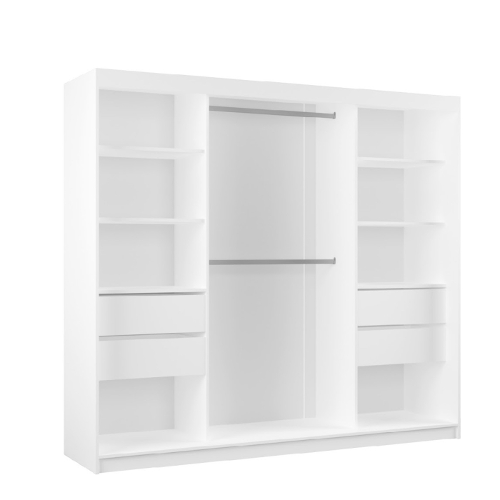 Szafa przesuwna Fason 240 cm z lustrem