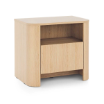 Stolik nocny SOFT EDGE 52 Kaszmir – wnęka + szuflada