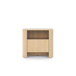 Stolik nocny SOFT EDGE 52 Kaszmir – wnęka + szuflada