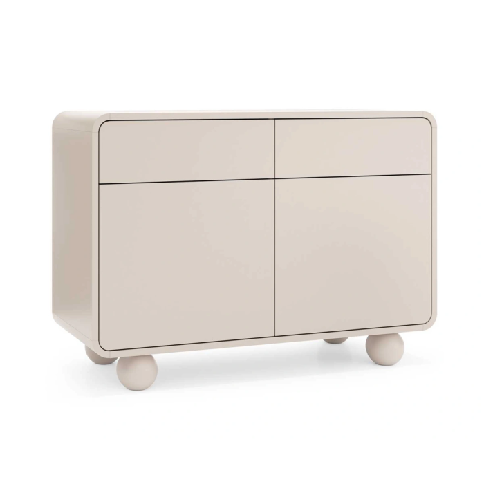 Komoda NORDIC BALL KSZ108 Kaszmir – 2 szafki + 2 szuflady