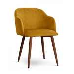 Krzesło tapicerowane DANZEL velvet do salonu