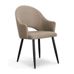 Krzesło tapicerowane GOOD velvet nowoczesne jadalnia salon