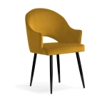 Krzesło tapicerowane GOOD velvet nowoczesne jadalnia salon