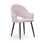 Krzesło tapicerowane GOOD velvet nowoczesne jadalnia salon
