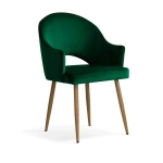 Krzesło tapicerowane GOOD velvet nowoczesne jadalnia salon