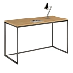 Biurko Lilia minimialistyczne loftowe industrialne drewno metal