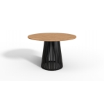 Stół okrągły SOPHIA 100 cm - craft złoty, elegancki