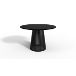 Stół okrągły SOPHIA 100 cm - czarny, klasyczny design