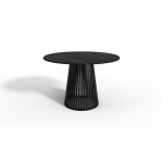 Stół okrągły SOPHIA 100 cm - czarny marmur, nowoczesny design
