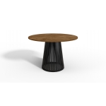 Stół okrągły SOPHIA 100 cm - dąb lefkas, elegancki