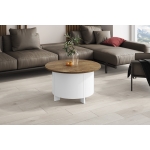 Ława Okrągła ARMONI 80 cm – Nowoczesny Stolik Kawowy z Designerską Podstawą