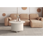 Ława LUMARO 80 cm – Nowoczesna okrągła ława do salonu | Amore Colore