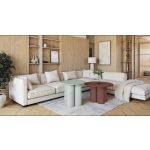 Ława MONTE – Nowoczesne ławy okrągłe 66 cm i 80 cm z matowym blatem | Amore Colore