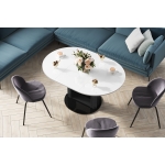 Ławostół rozkładany CALVERO 100 cm – nowoczesny design, funkcja stołu i ławy, wysoki połysk