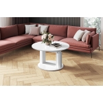 Ławostół rozkładany CALVERO 100 cm – nowoczesny design, funkcja stołu i ławy, wysoki połysk