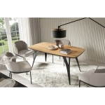 Stół DORNO – rozkładany stół owalny na nogach „pająk” | Nowoczesny design 140–240 cm
