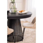 Stół okrągły RENO – elegancki design i nowoczesna metalowa podstawa