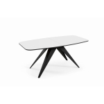 Stół TAVERO – loftowy stół rozkładany owalny 160–198 cm i 180 - 218 cm| Styl industrialny, metalowa podstawa