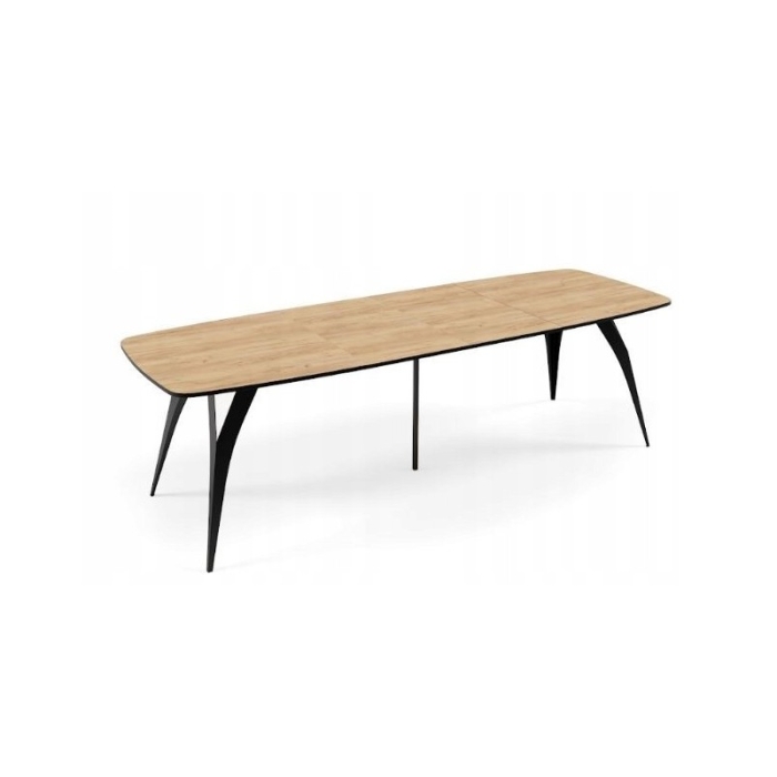 Stół DORNO – rozkładany stół owalny na nogach „pająk” | Nowoczesny design 140–240 cm
