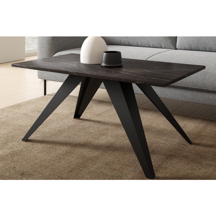 Stolik kawowy TRIVIO 120x60 – nowoczesna ława do salonu w stylu loftowym