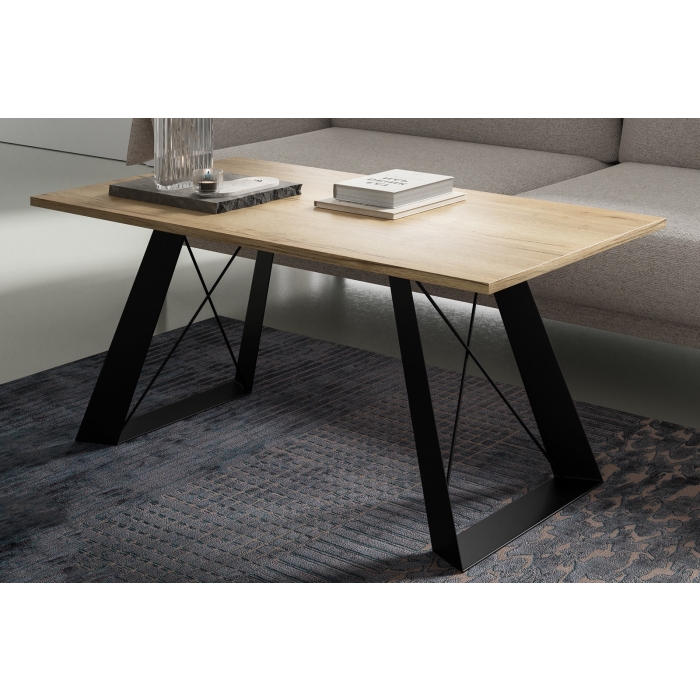 Stolik kawowy VERO – industrialna forma, nowoczesny design