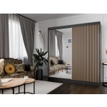 Szafa przesuwna ART 1 200 cm lustrem lamelami
