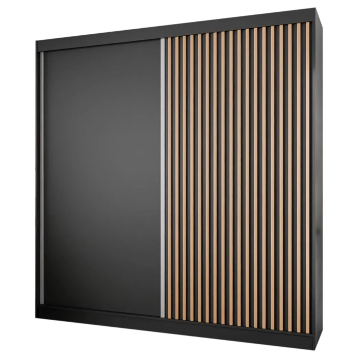 Szafa przesuwna ART 2 200 cm lamelami