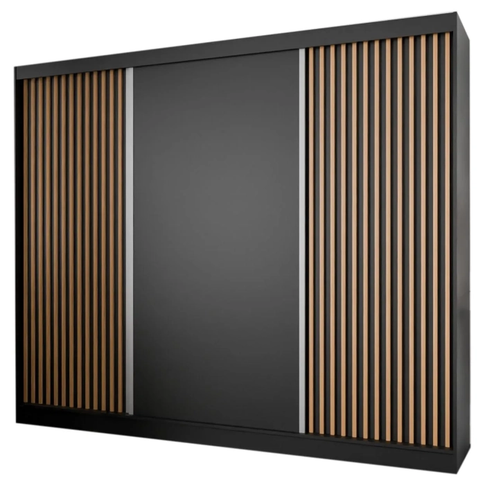 Szafa przesuwna ART 4 250 cm lamelami