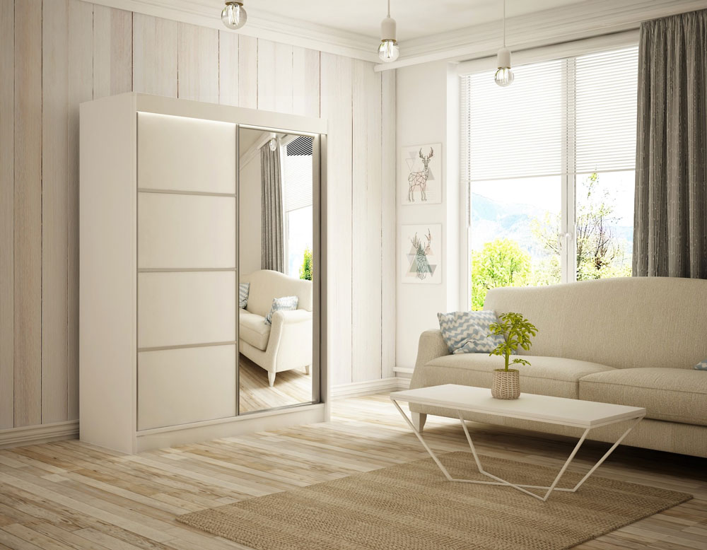 Białe szafy przesuwne – stylowe i funkcjonalne rozwiązanie nie tylko do sypialni